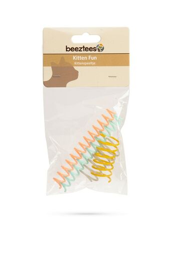 Beeztees Spiral jousilelu kissanpennulle 4kpl