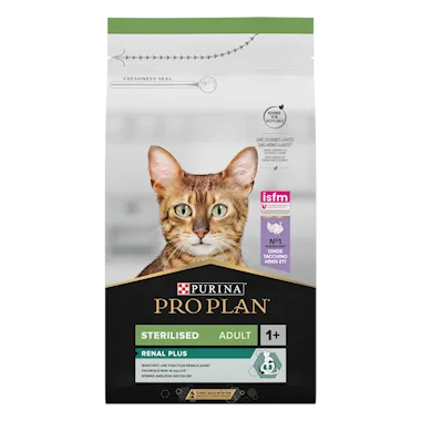 Pro Plan Cat Sterilised Adult 1+ Renal Plus Turkey 3 kg