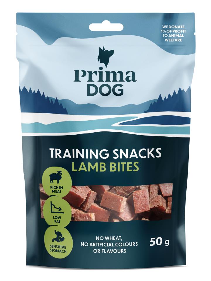 PrimaDog Training Snacks lammaspala 50 g