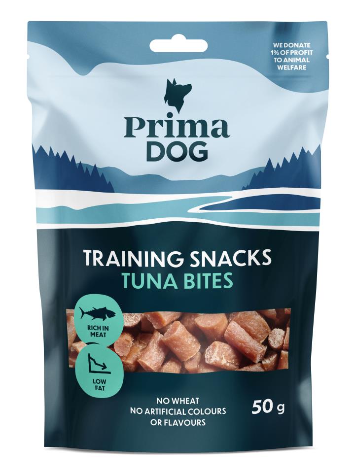 PrimaDog Training Snacks tonnikalapala 50 g