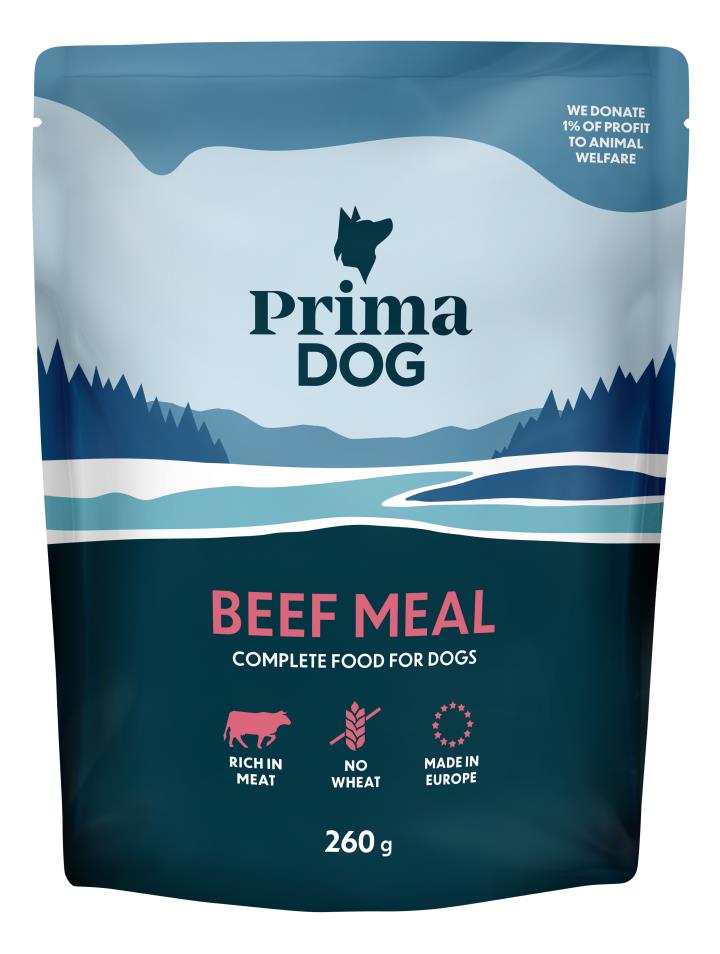 PrimaDog Liha-annosateria 12 x 260 g