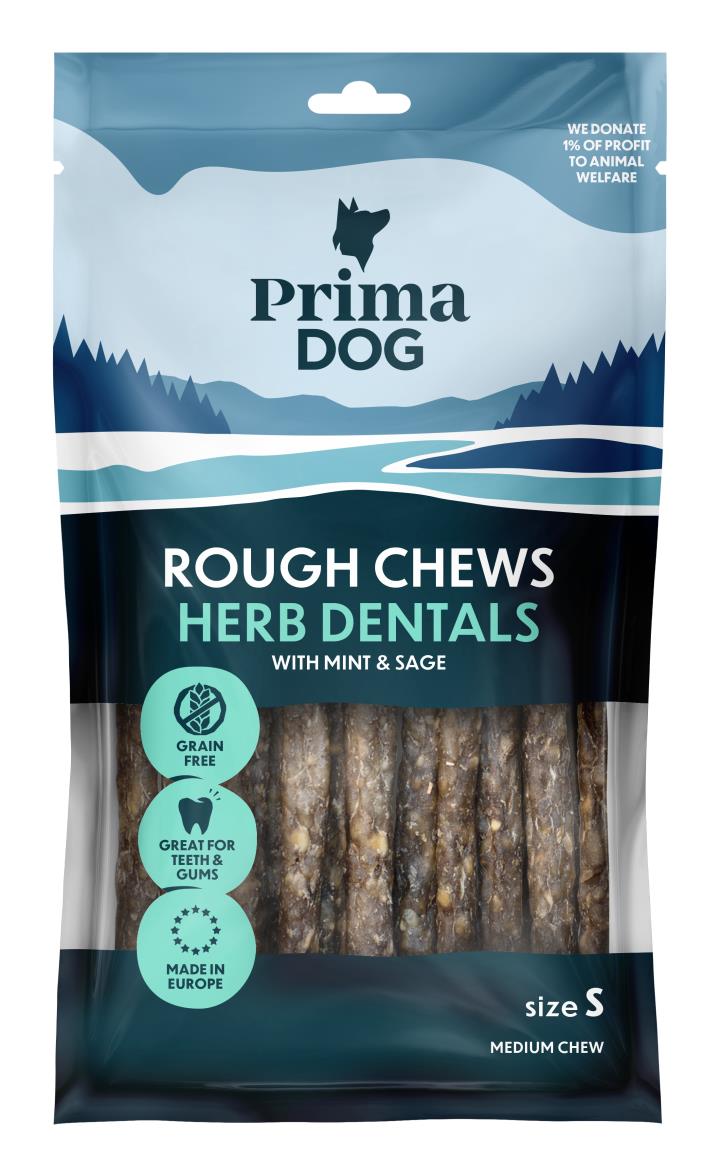 PrimaDog Rough Chews Hammashoitoluu yrtti S 100 g