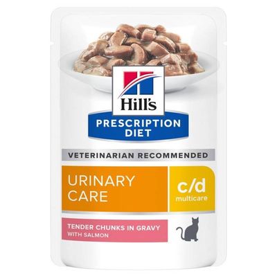 Hill's c/d Urinary Care with Salmon kissalle 85 g MAISTELUPAKKAUS