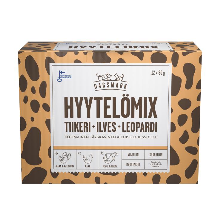 Dagsmark Hyytelömix kissalle 12 x 80 g