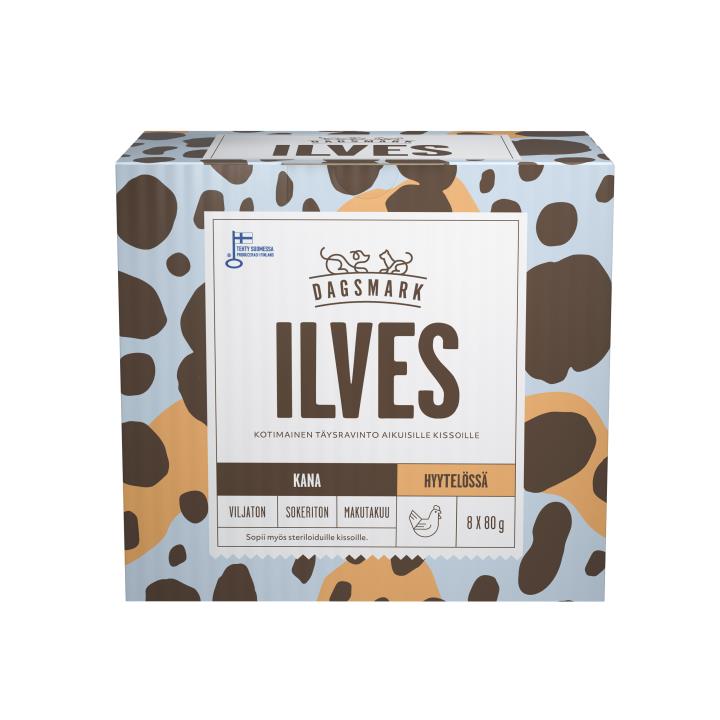 Dagsmark Ilves kanaa hyytelössä kissalle 8 x 80 g