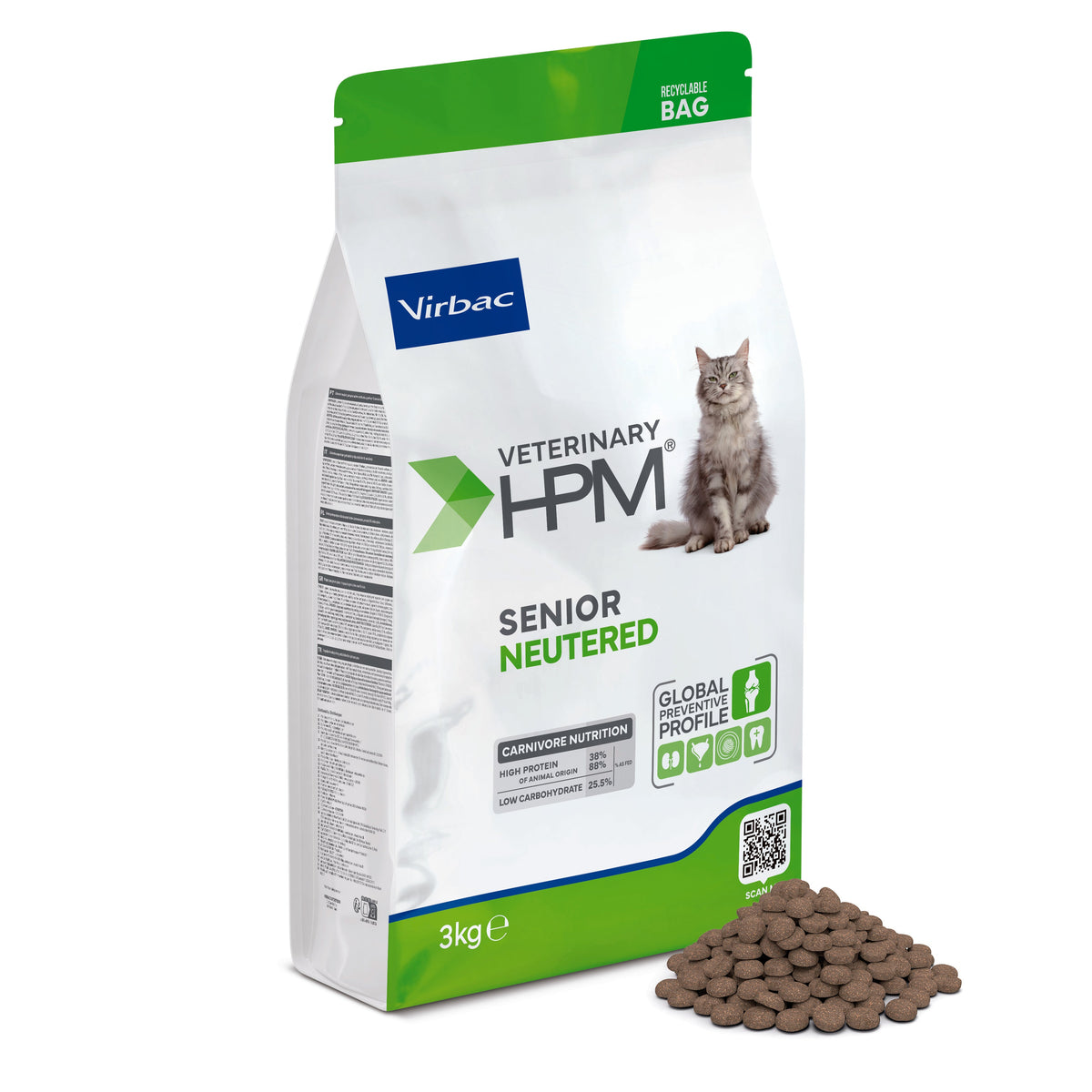 Virbac Veterinary HPM Senior Neutered kissalle
