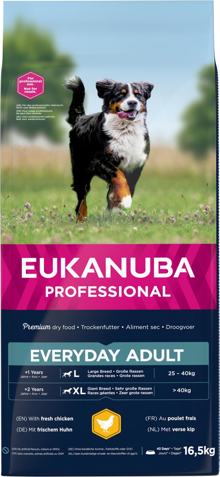 Eukanuba Everyday Adult Large koiran kuivaruoka 16,5 kg