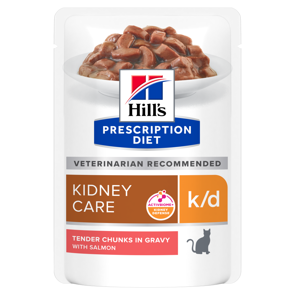 Hill's k/d Kidney Care with Salmon kissalle 85 g MAISTELUPAKKAUS