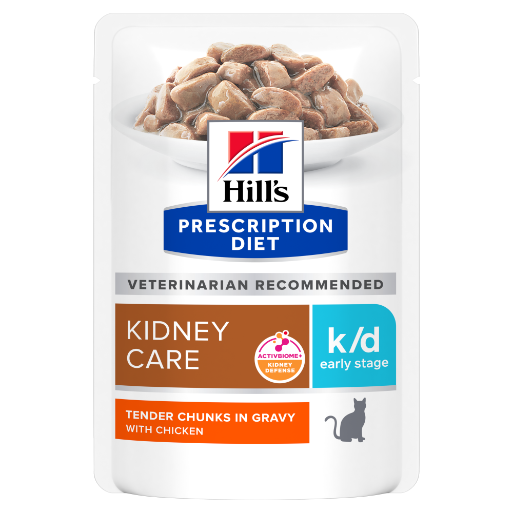 Hill's k/d Early Stage Kidney Care with Chicken kissalle 85 g MAISTELUPAKKAUS