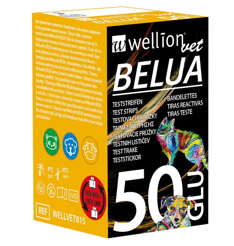 Testiliuskat WellionVet Belua 50 kpl PÄIVÄYSTARJOUS