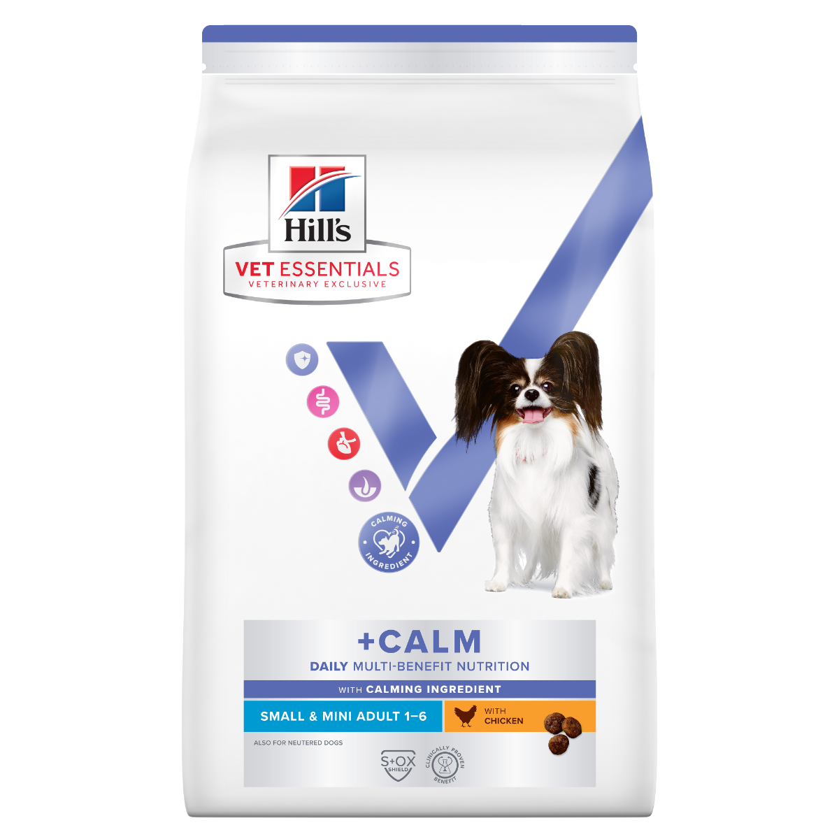 Hill's Vet Essentials Multi-Benefit + Calm Small & Mini Adult with Chicken koiralle 2 kg PÄIVÄYSTARJOUS