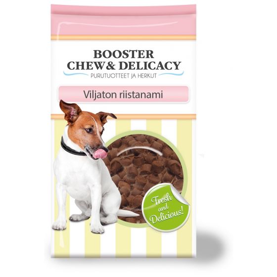 Booster Chew & Delicacy viljaton riistanami 200 g PÄIVÄYSTARJOUS