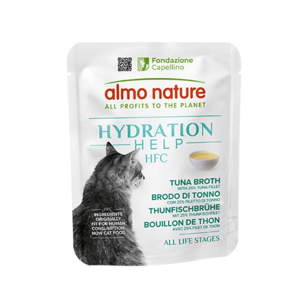 Almo Nature HFC Hydration Help Tonnikalaliemi tonnikalafileellä 50 g kissalle