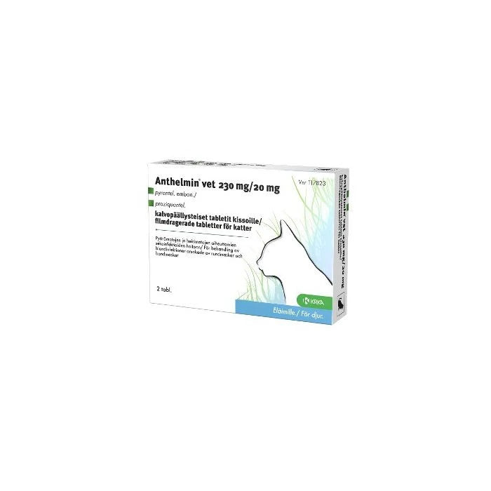 Anthelmin vet 230 mg / 20 mg kissoille 2 tbl