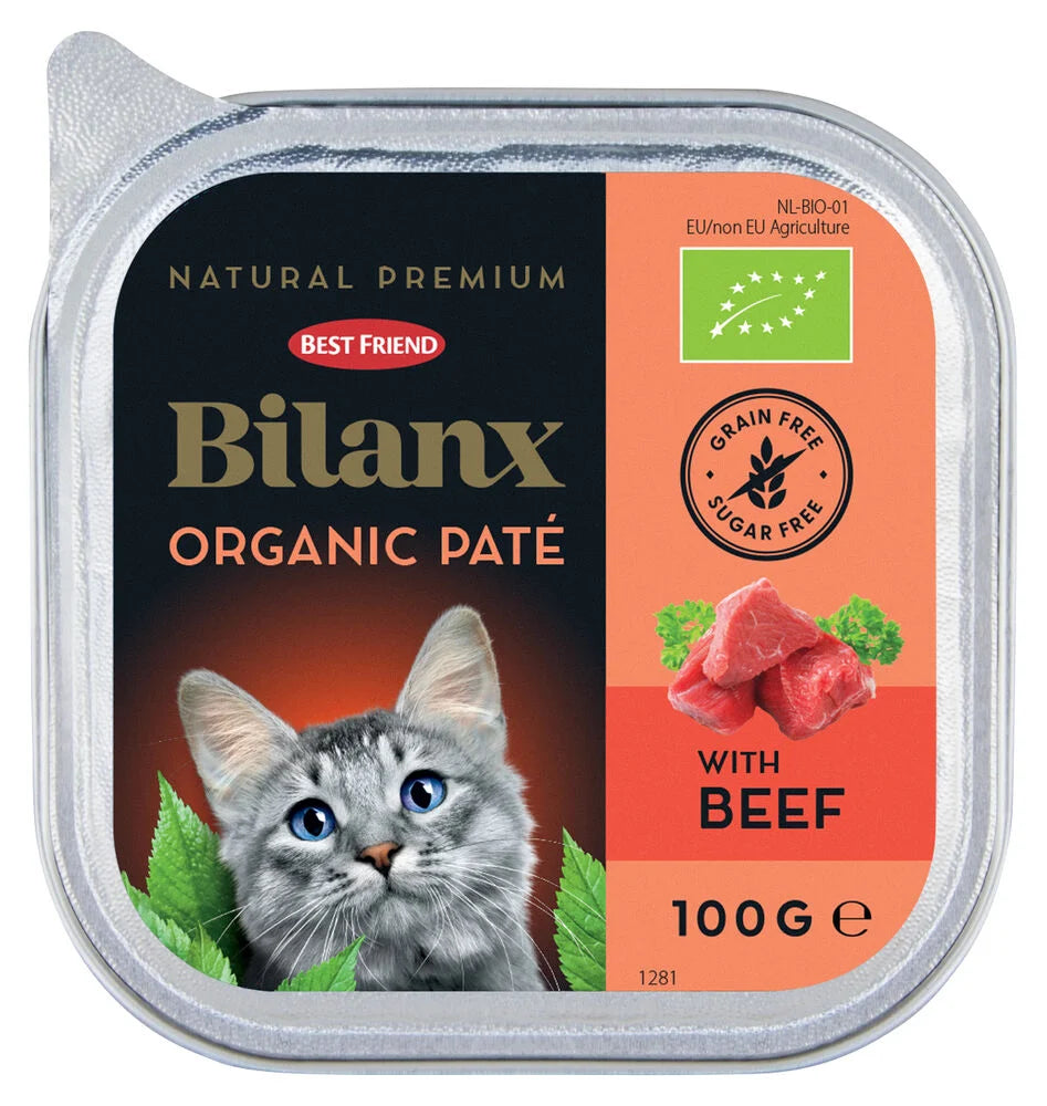Best Friend Bilanx luomu nautapatee kissalle 100 g MAISTELUPAKKAUS