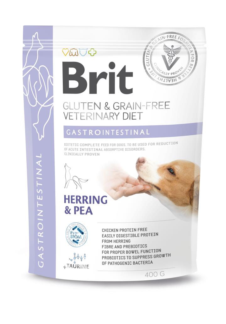 Brit Veterinary Diet Gastrointestinal Herring & Pea koiralle RIKKOONTUNUT