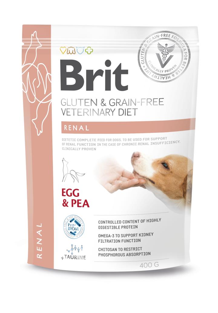 Brit Veterinary Diet Renal Egg & Pea koiralle