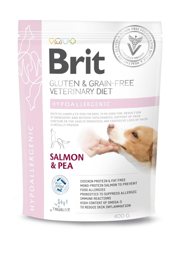 Brit Veterinary Diet Hypoallergenic Salmon & Pea koiralle