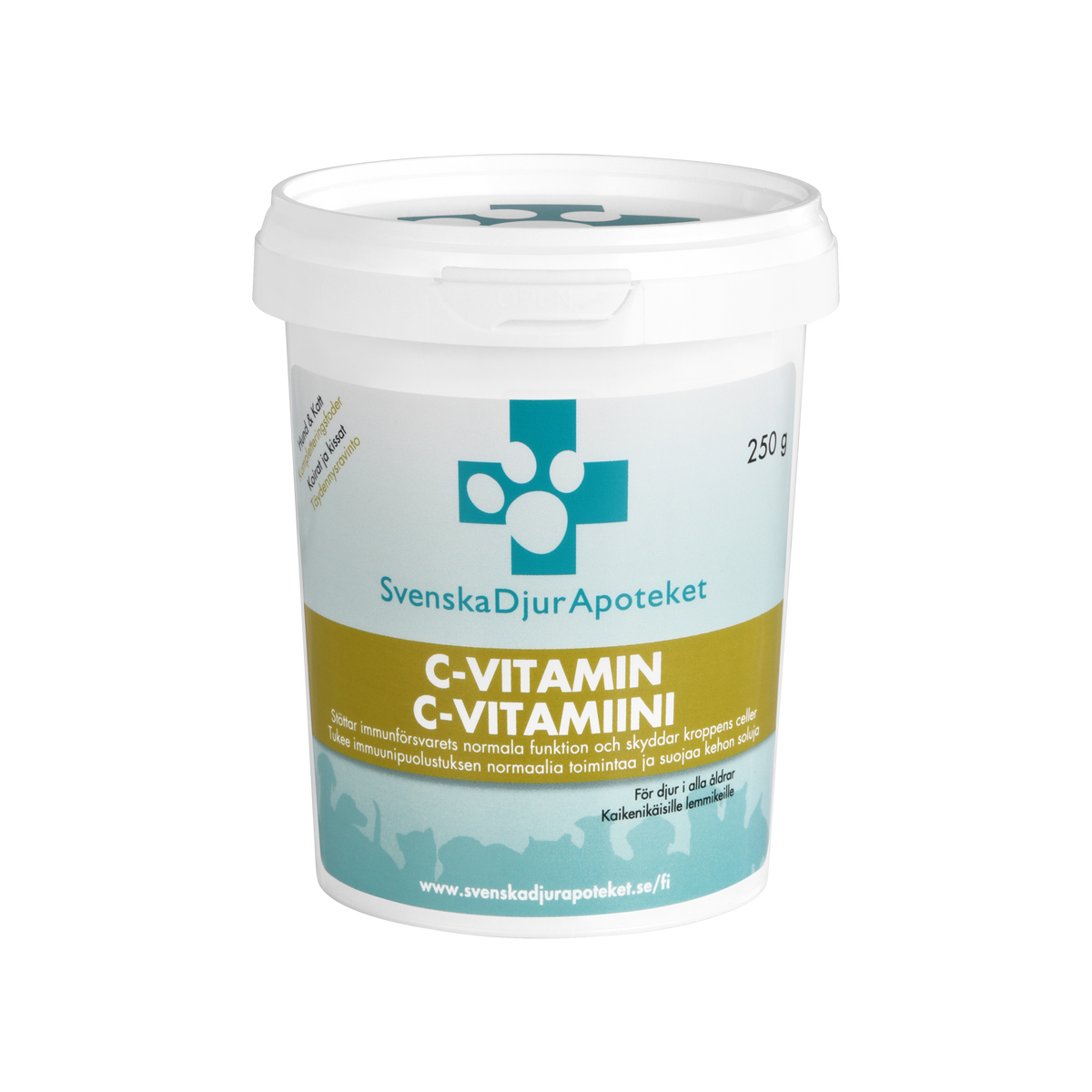 Svenska DjurApoteket C-vitamiini koiralle ja kissalle 250 g
