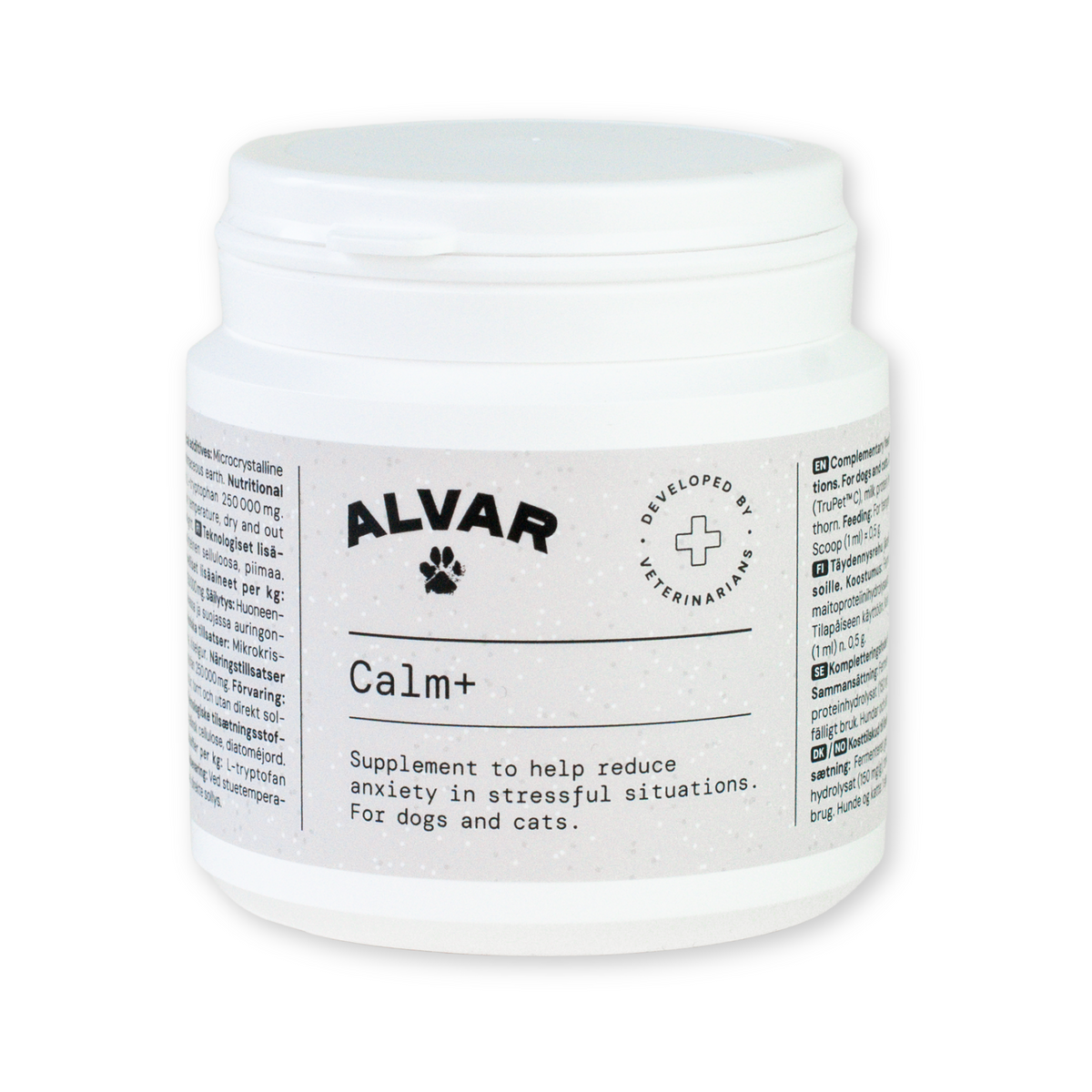 Alvar Pet Calm+ lisäravinne koiralle ja kissalle 75 g