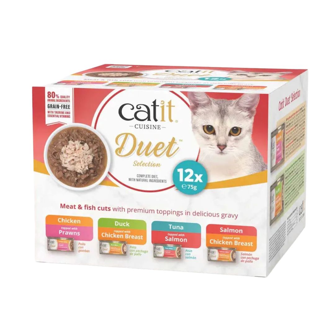 Catit Cuisine Duets Variopack kissalle 12 x 75 g