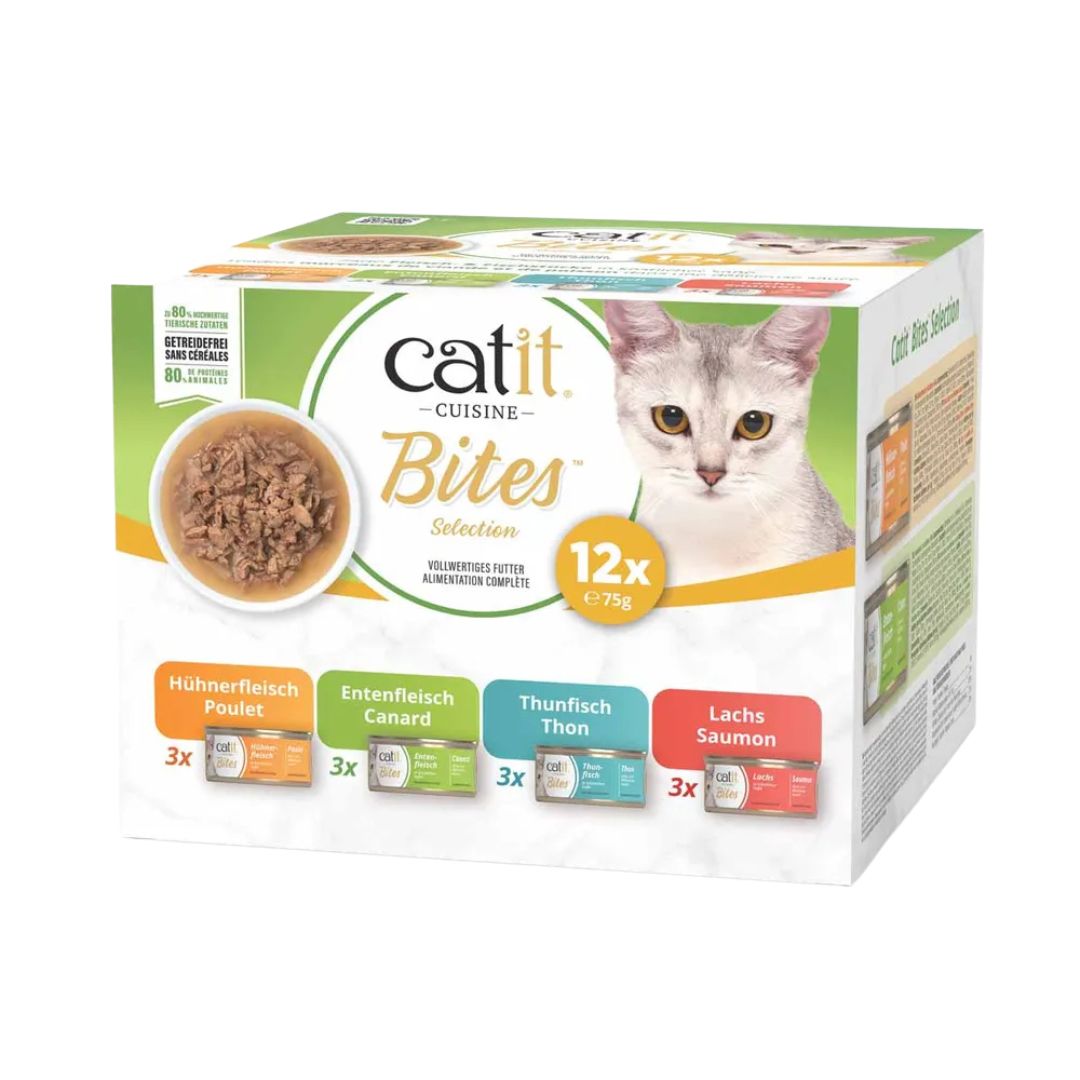 Catit Cuisine Bites Variopack kissalle 12 x 75 g