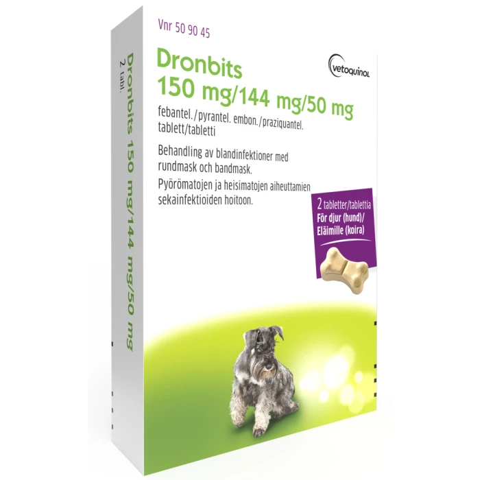 Dronbits 150 mg / 144 mg / 50 mg 2 fol tabletti