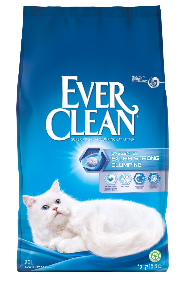 Ever Clean Unscented Extra Strong kissanhiekka