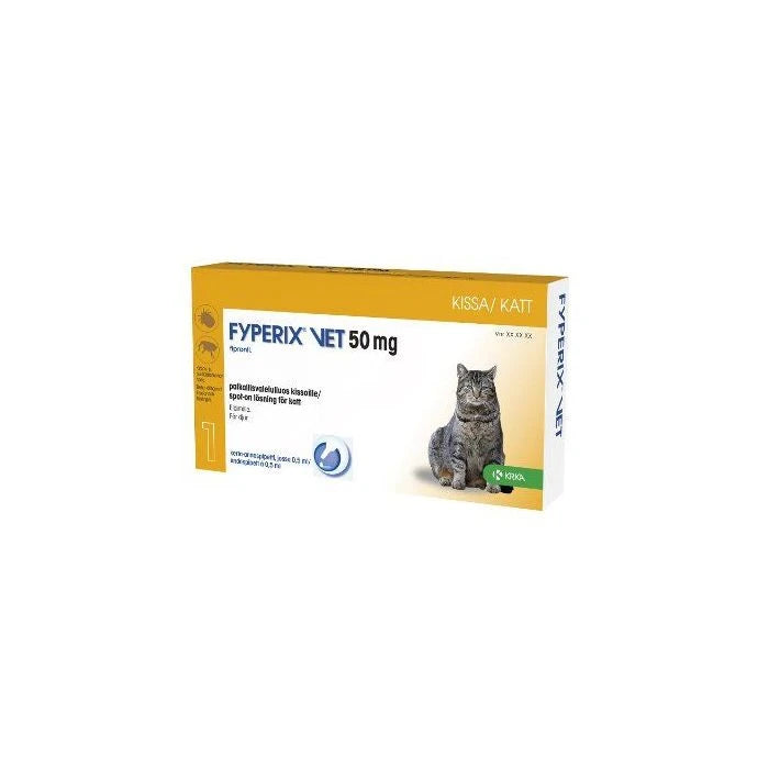Fyperix vet 50 mg 0.50 ml paikallisvaleluliuos kissoille
