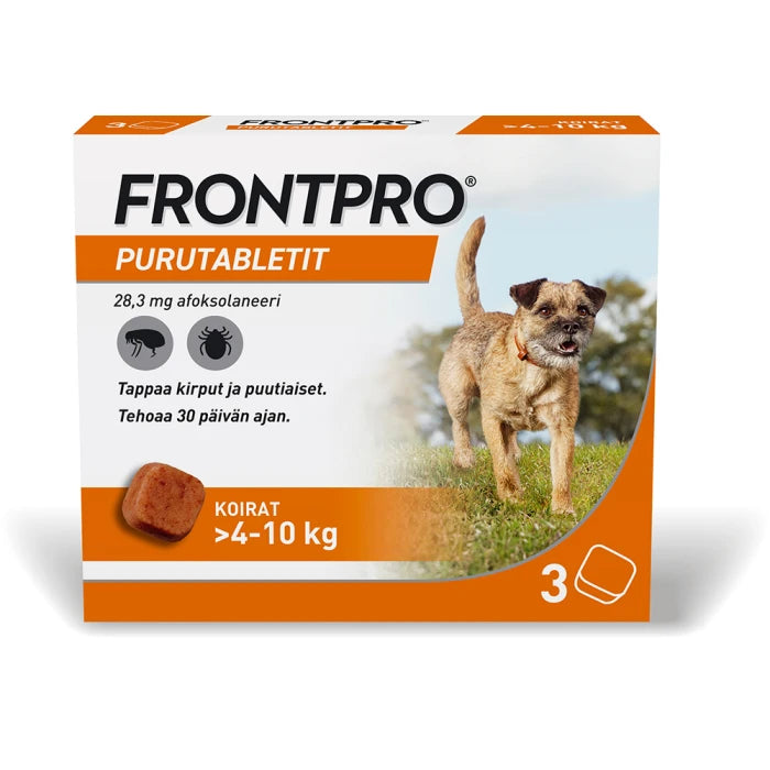 Frontpro 28.3 mg purutabletti 4-10 kg koiralle 3 kpl