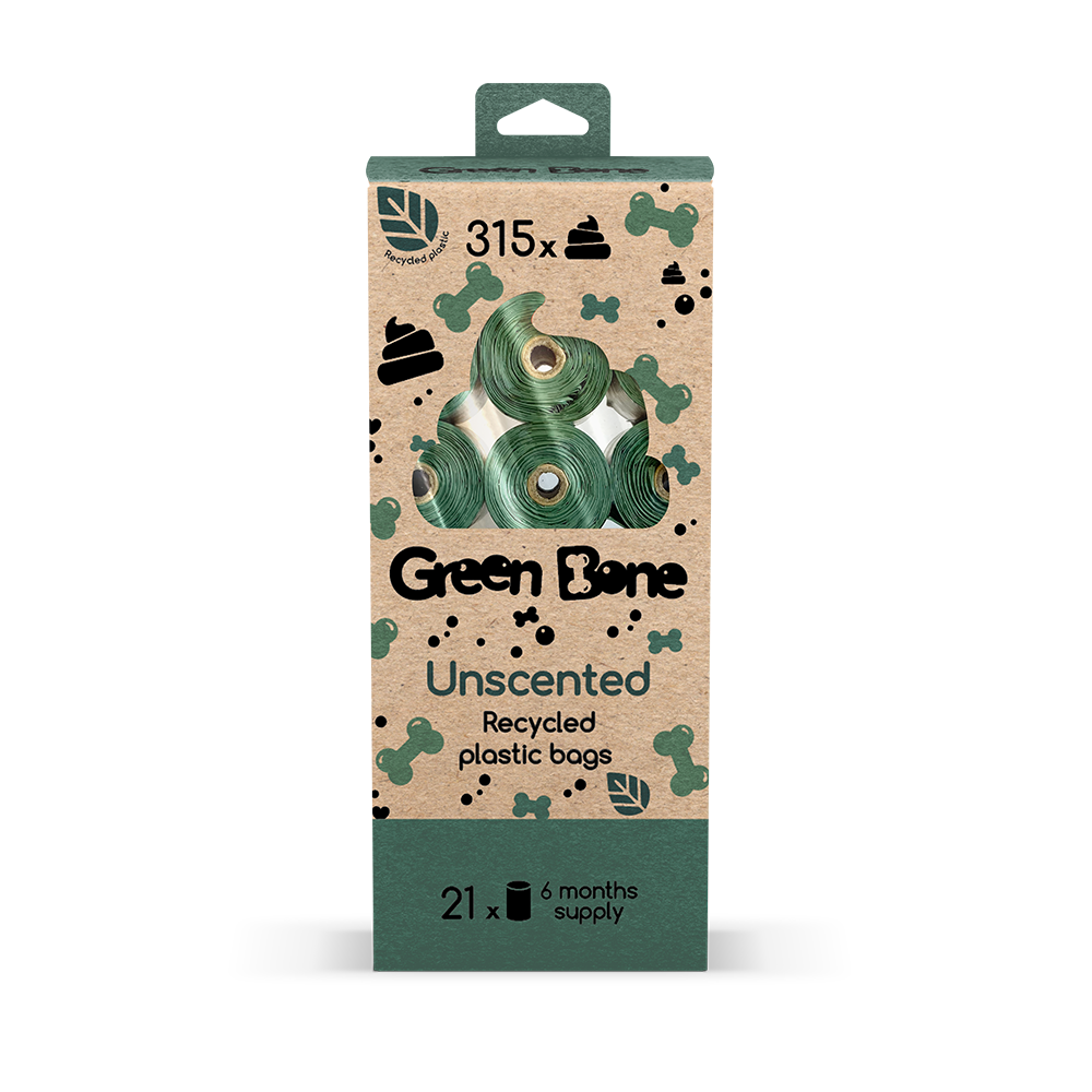 Green Bone Unscented kakkapussi 21 x 15 kpl SÄÄSTÖPAKKAUS