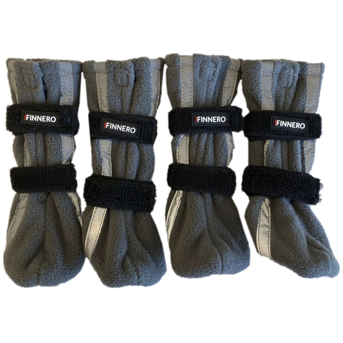 HALLA-heijastavat fleecetossut harmaat 4 kpl pakkaus S