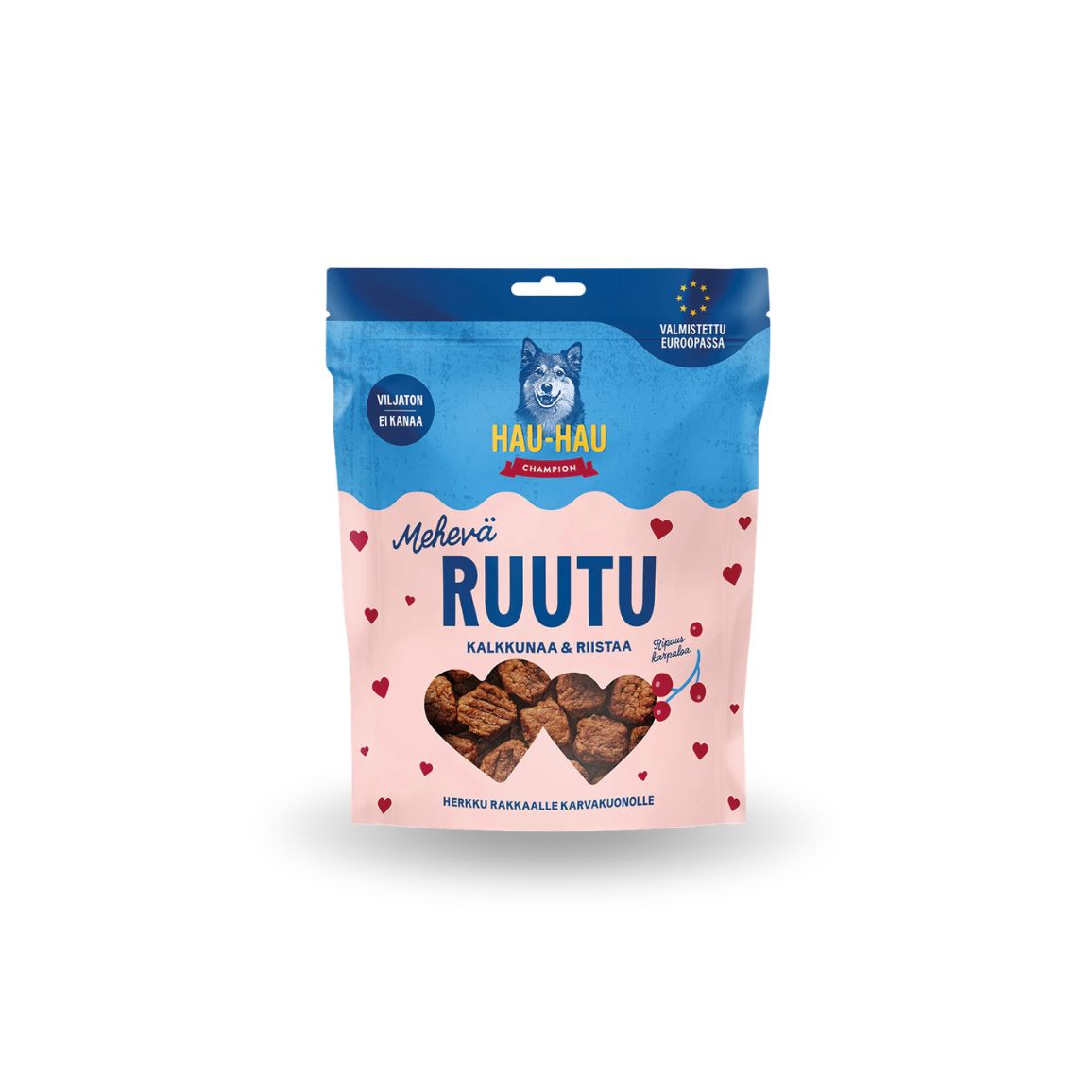 Hau-Hau Champion Mehevä Ruutu Kalkkunaa & Riistaa 400 g