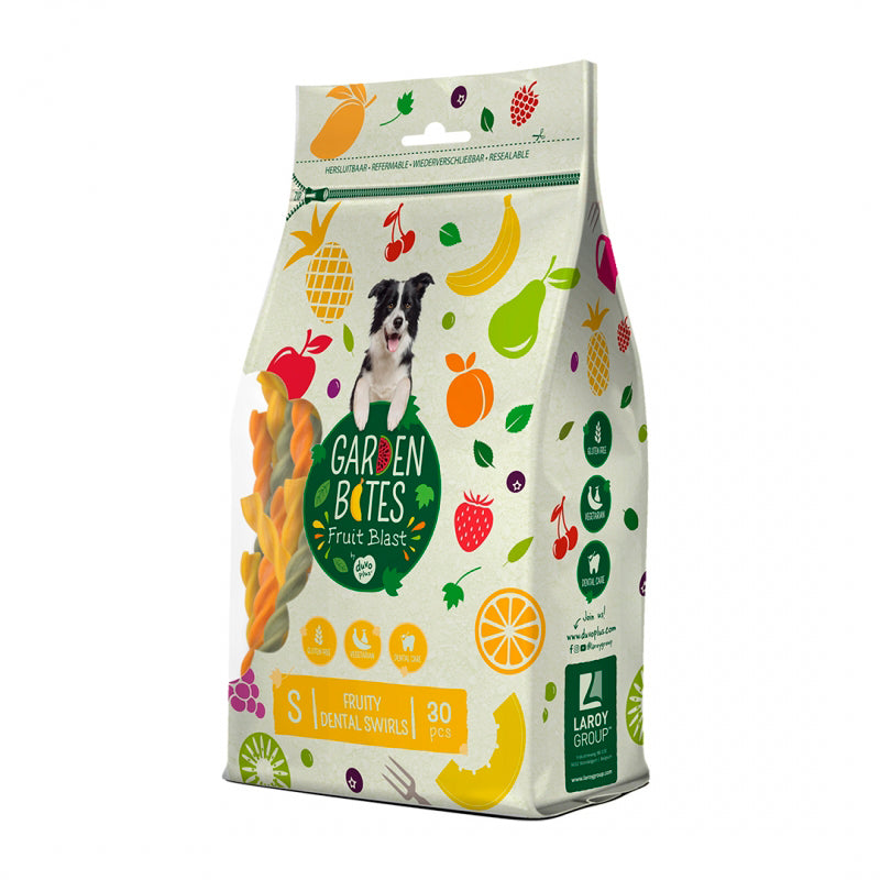 Duvo+ Garden Bites Fruity Dental Swirls koiralle S 30 kpl 230 g