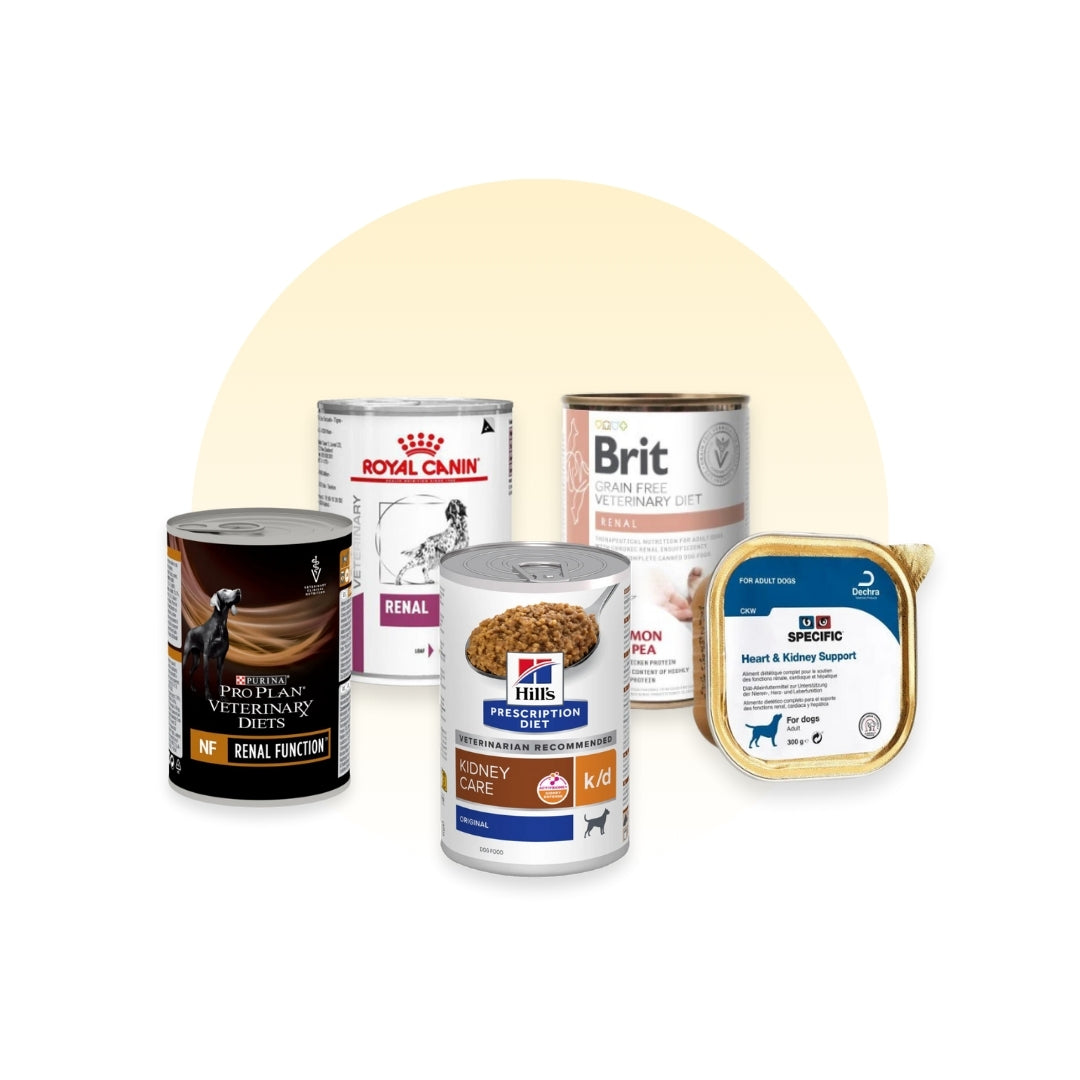 Maistelupaketti koirille munuaisten vajaatoimintaan 5 maistelupakkausta