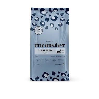 Monster Cat Original Sterilized Fish kissalle 6 kg