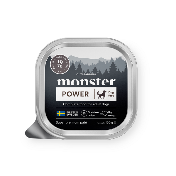 Monster Dog Adult Power Pate kana koiralle 150 g MAISTELUPAKKAUS
