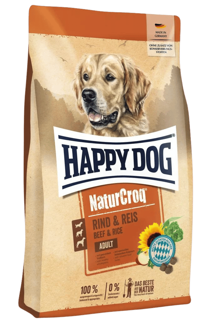 Happy Dog NaturCroq Rind & Reis - Nauta ja riisi 15 kg