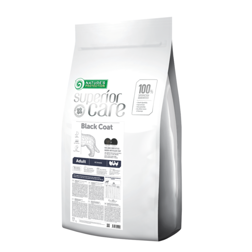 Nature's Protection Superior Care Dark Coat siipikarja koiralle BREEDER 17 kg