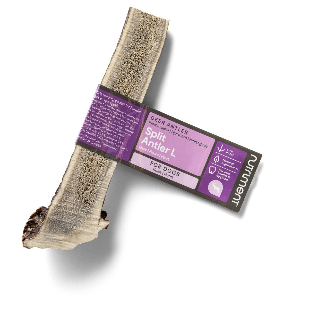 Nutriment Split Antler L - Peuran sarvi 1 kpl