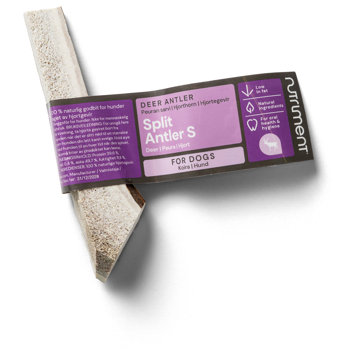 Nutriment Split Antler S - Peuran sarvi 1 kpl