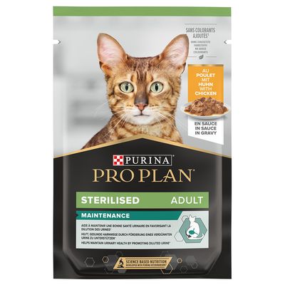 Pro Plan Cat Adult Sterilised Chicken Maintenance 85 g MAISTELUPAKKAUS