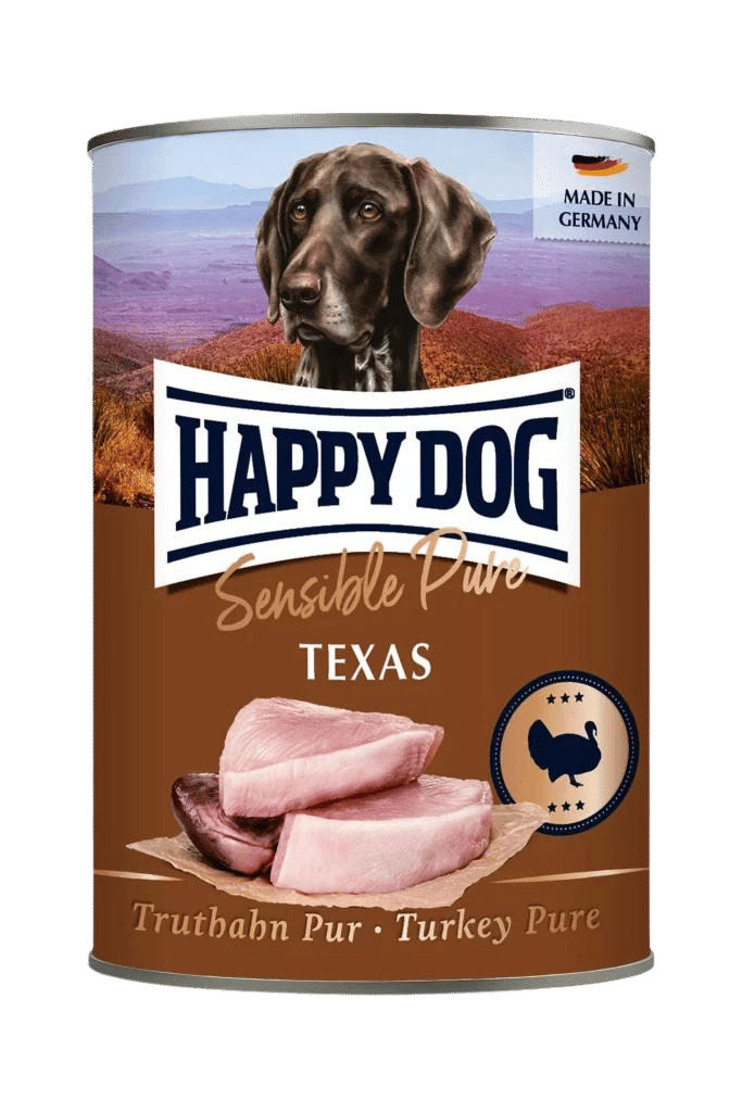 Happy Dog Pur Texas – Kalkkuna 6 x 400 g