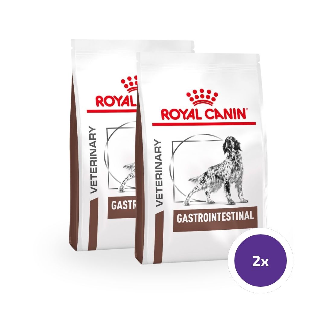 Royal Canin Veterinary Diets Gastrointestinal koiran kuivaruoka 2 x 15 kg TUPLAPAKKAUS