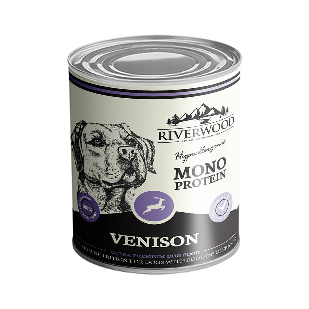 Riverwood Monoprotein Venison säilykepurkki koiralle 400 g