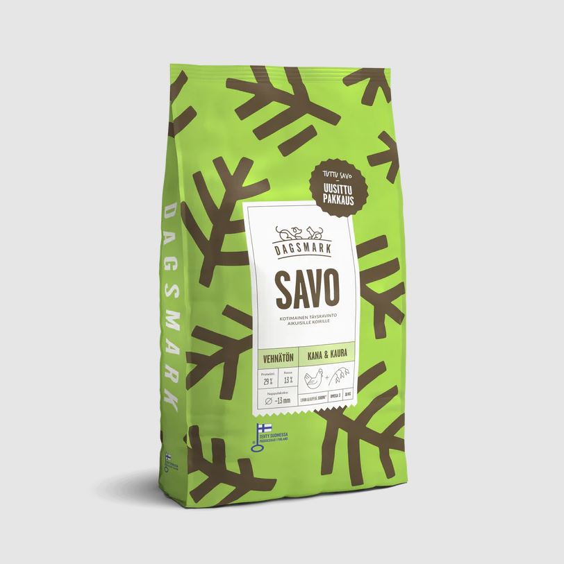 Dagsmark Savo vehnätön kana-kaura koiralle 10 kg