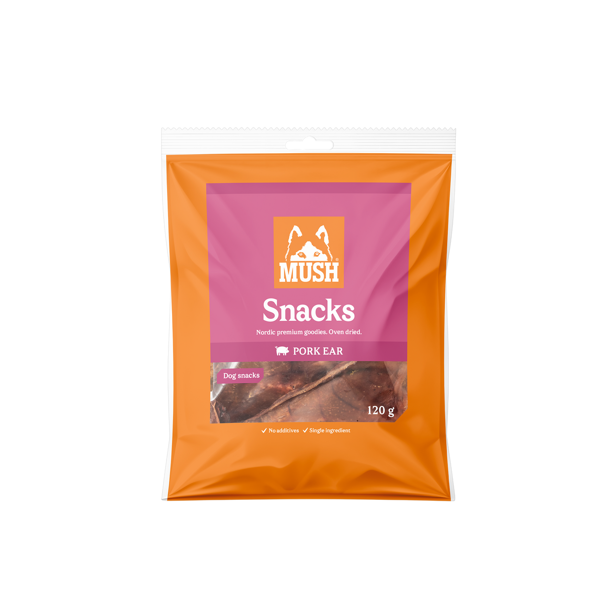 MUSH Snacks possunkorva 120 g