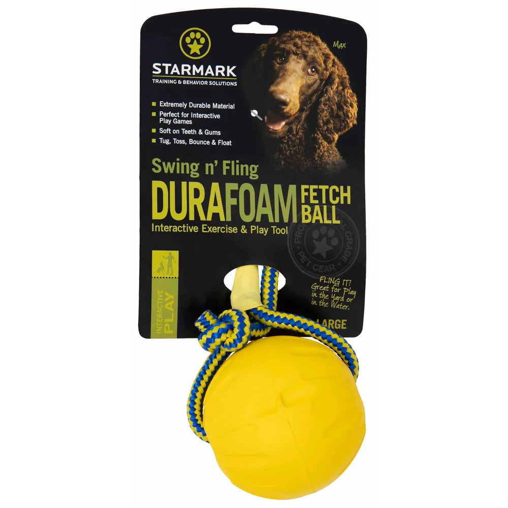 Starmark DuraFoam Fetch Ball L kelluva noutopallo iso