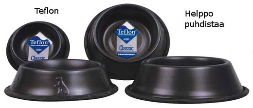 Classic Teräskuppi teflon -pinnoitteella, liukueste 0,9l