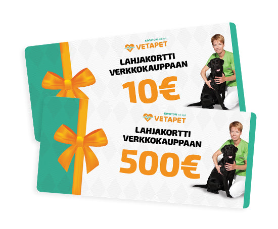 VetaPet - lahjakortti